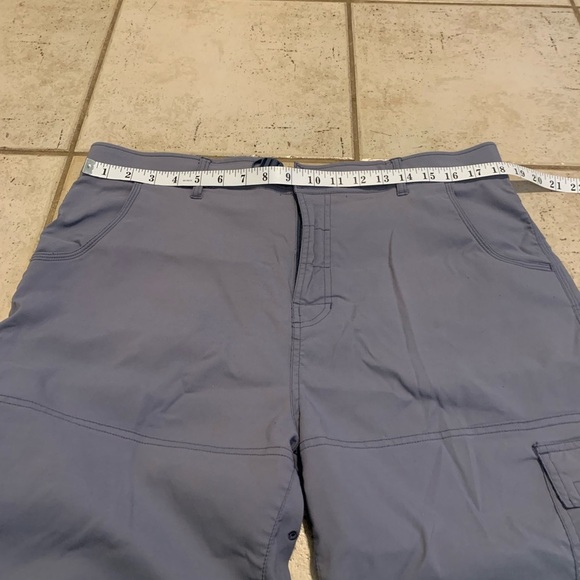 💜 Gerry Men's Grey/Blue Cargo Shorts - Size 38 - Picture 4 of 9